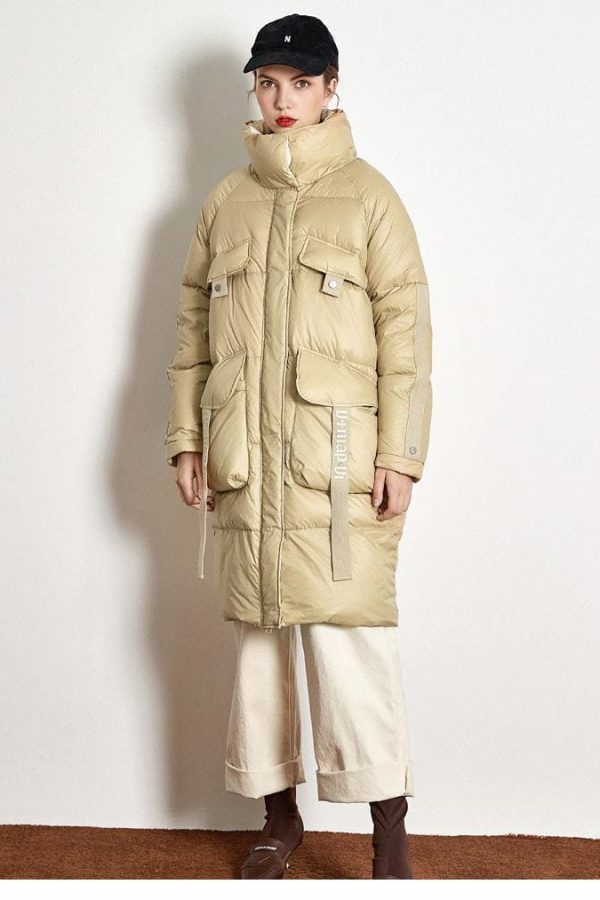 The Best Down Jacket Thick Long White Duck Down Jacket Online - Takalr