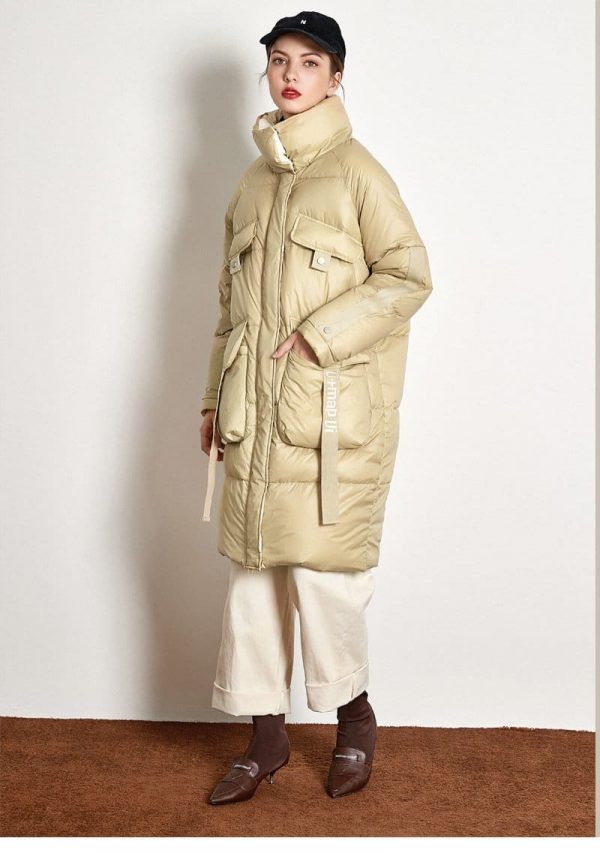 The Best Down Jacket Thick Long White Duck Down Jacket Online - Takalr