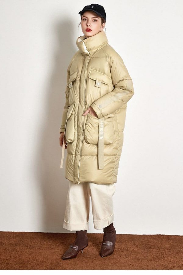 The Best Down Jacket Thick Long White Duck Down Jacket Online - Takalr