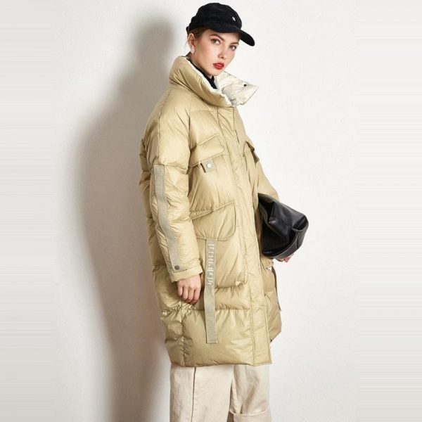 The Best Down Jacket Thick Long White Duck Down Jacket Online - Takalr