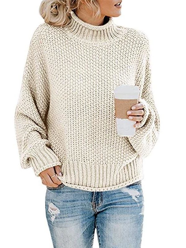 The Best Elegant Sweater Pullovers Women Autumn Winter Warm Lose Pullovers Online - Takalr