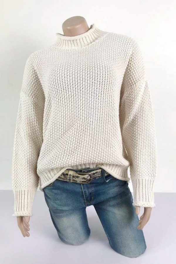 The Best Elegant Sweater Pullovers Women Autumn Winter Warm Lose Pullovers Online - Takalr