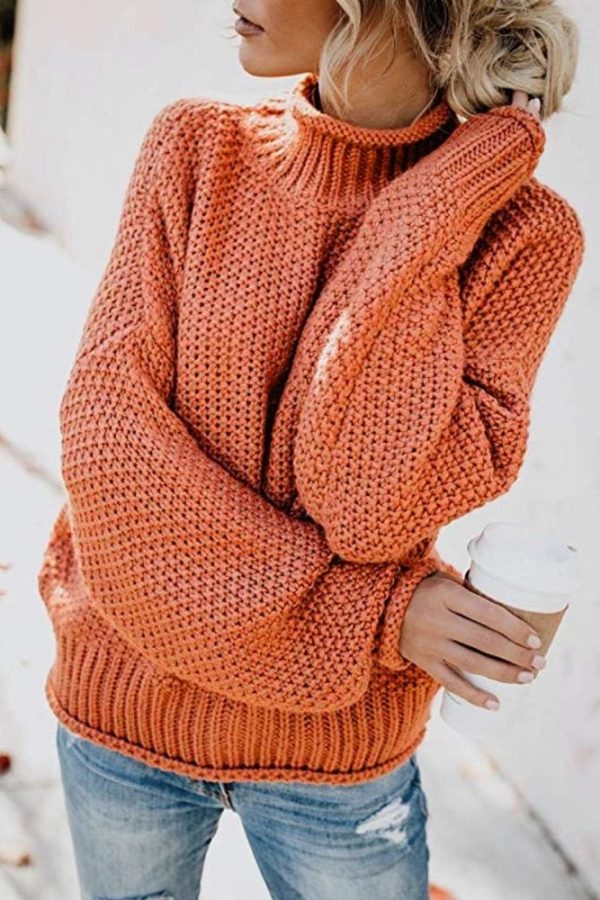 The Best Elegant Sweater Pullovers Women Autumn Winter Warm Lose Pullovers Online - Takalr