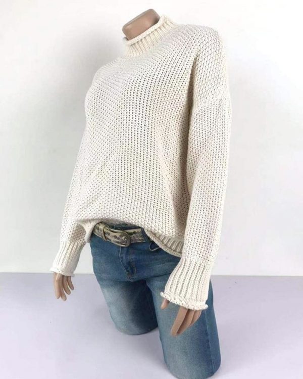 The Best Elegant Sweater Pullovers Women Autumn Winter Warm Lose Pullovers Online - Takalr