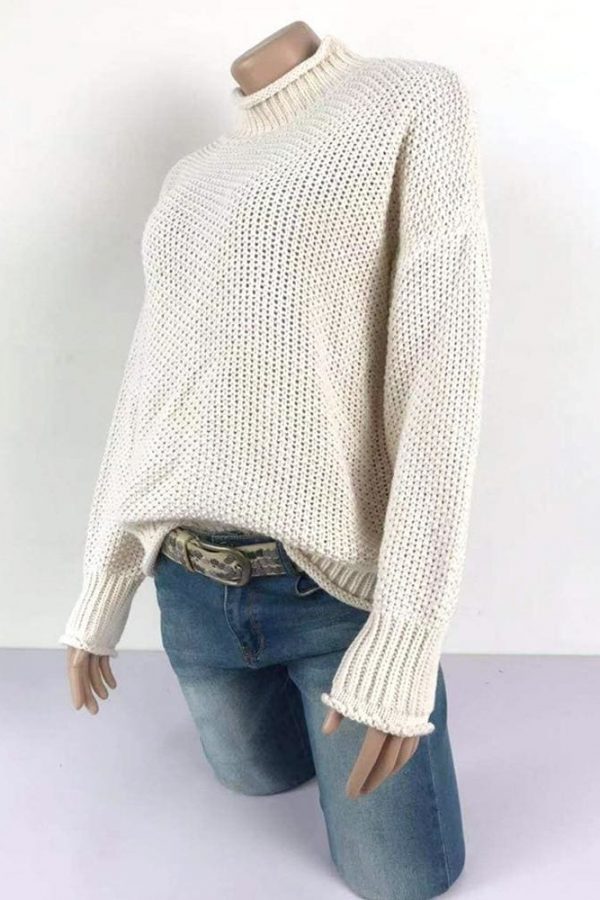 The Best Elegant Sweater Pullovers Women Autumn Winter Warm Lose Pullovers Online - Takalr