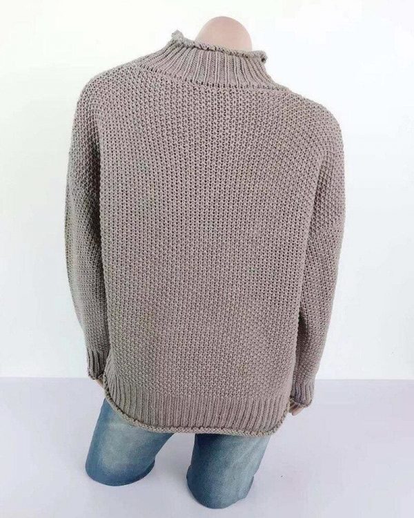 The Best Elegant Sweater Pullovers Women Autumn Winter Warm Lose Pullovers Online - Takalr