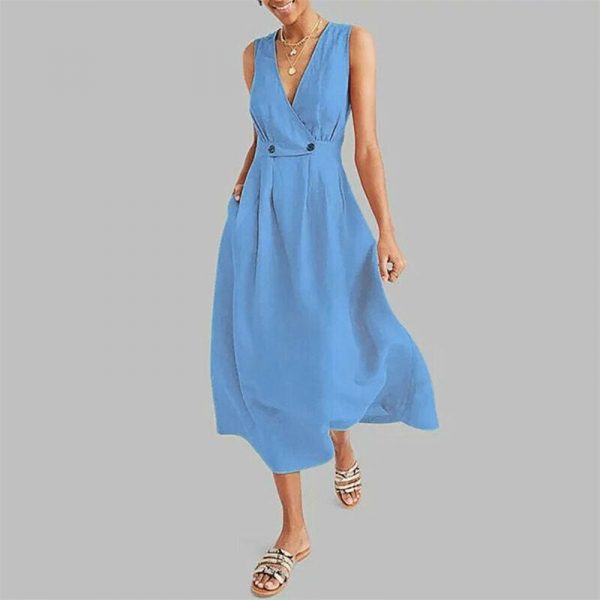 The Best Elegant Women Ladies Summer Boho Dress Evening Party Beach Dresses Sundress Online - Takalr