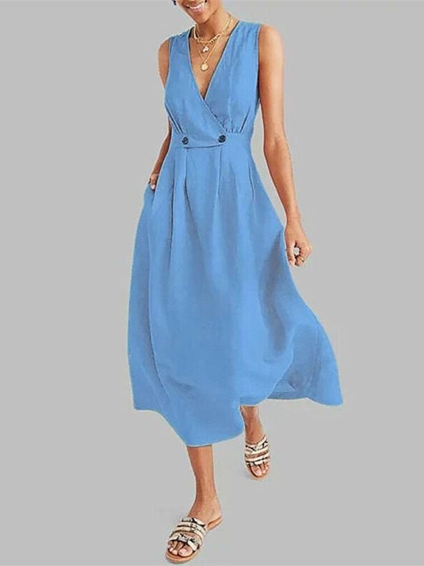 The Best Elegant Women Ladies Summer Boho Dress Evening Party Beach Dresses Sundress Online - Takalr