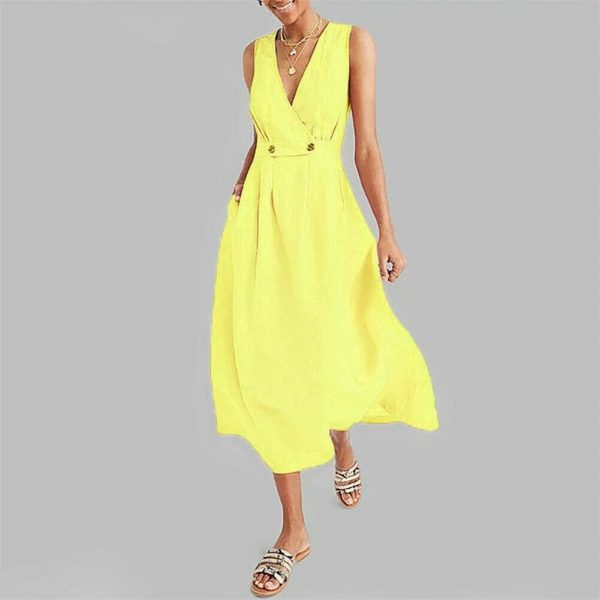 The Best Elegant Women Ladies Summer Boho Dress Evening Party Beach Dresses Sundress Online - Takalr