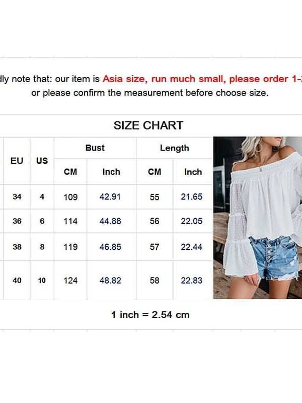 The Best Elegant Women's Off Shoulder Long Sleeve Tops Ladies Sexy Pullover Loose Fashion T-shirt Online - Takalr