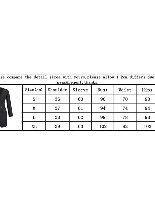 The Best Elegant Women's Office OL Dress Fashion Bodycon Long Sleeve Button Formal Dress Online - Takalr