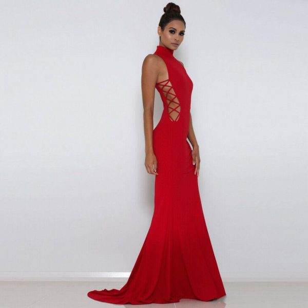 The Best Elegant Women's Sexy Convertible Multi Way Wrap Bodycon Bridesmaid Formal Long Dress Online - Takalr