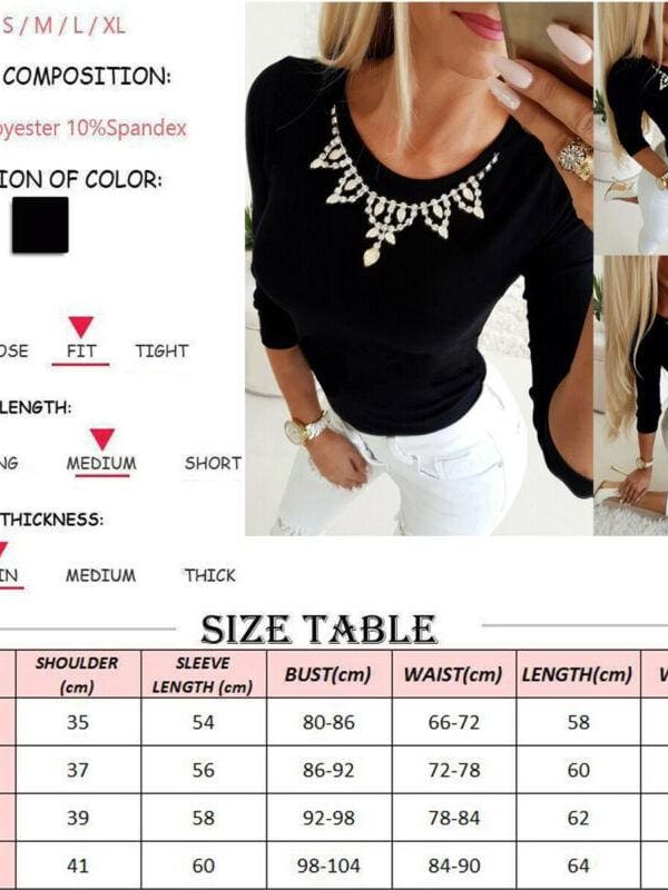 The Best Fashion Autumn Basic Bottoming Shirt Women Casual Long Sleeve O Neck Pullover Tee Shirt Blouse Jumper Tops Online - Takalr