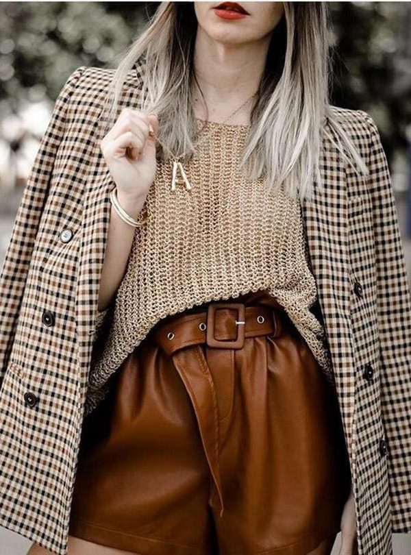 The Best Fashion Autumn Women Plaid Blazers Work Office Lady Blazer Coat Online - Takalr