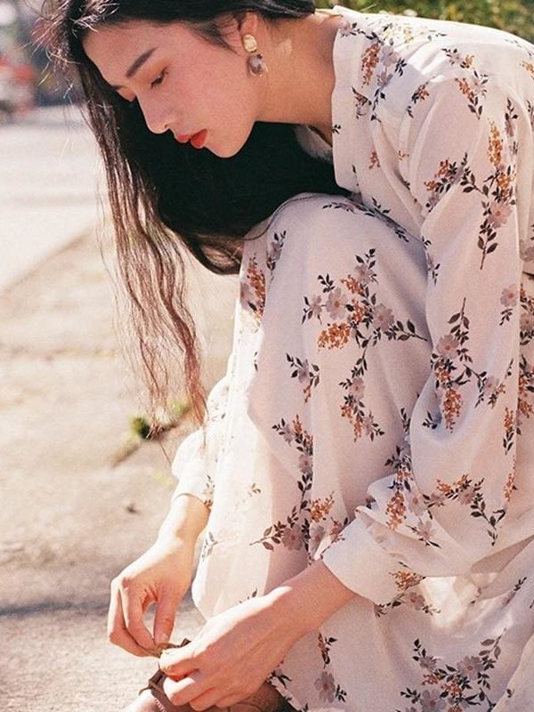 The Best Fashion Korea Style Women Girl Boho Floral Long Dress Maxi Dress Online - Takalr