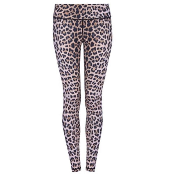 The Best Fashion Push Up Leggings Women Workout High Waist Slim Polyester High Waist Jeggings Women Leopard Print Leggings Online - Takalr