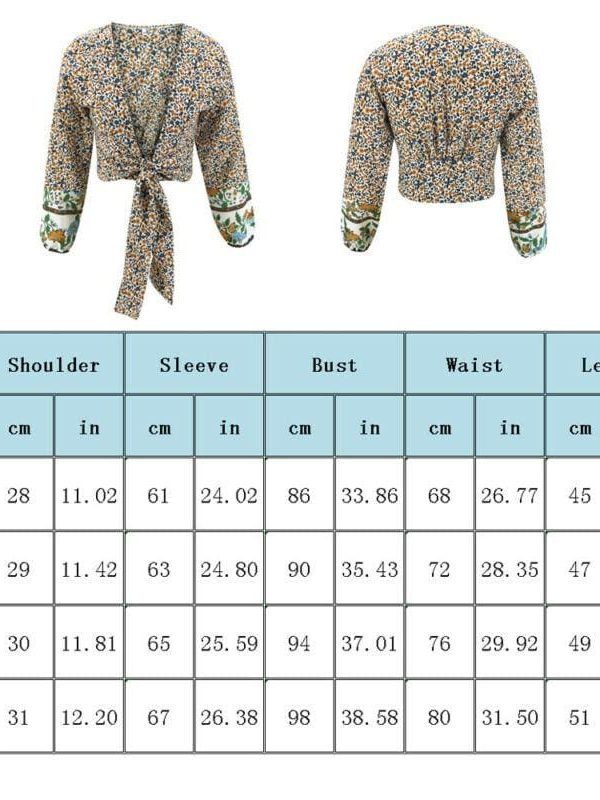 The Best Fashion Spring Women Long Sleeve Floral Cropped Cardigan Blouse Bolero Shrug Casual Coat Top Shirt Online - Takalr