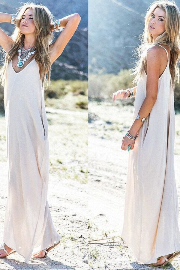 The Best Fashion Summer Dress Women Boho Long Maxi Dress Ladies Casual Beach Holiday Party Casual Loose Summer Sundress Online - Takalr