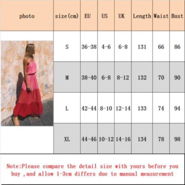 The Best Fashion Summer Dress  Women Holiday High Waist Sleeveless Dress Ladies Summer Boho Beach Long Sundress Online - Takalr