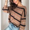 The Best Fashion Women Autumn Winter Knitted Pullover Jumper Sweater Ladies Casual Crew Neck Long Sleeve Knitwear Top Online - Takalr