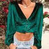 The Best Fashion Women Blouse Pullover Autumn Ladies Long Sleeve Casual cardigan Top Jumper Slim Fit Crop Tops Female Online - Takalr