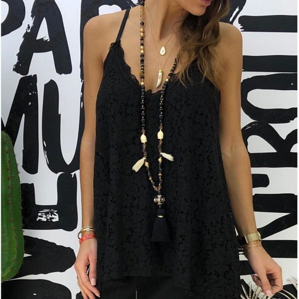 The Best Fashion Women Boho Summer Vest Loose Sleeveless Casual Tank Tops Camisole Beach Holiday Slimmer Fit Sexy Tops Online - Takalr