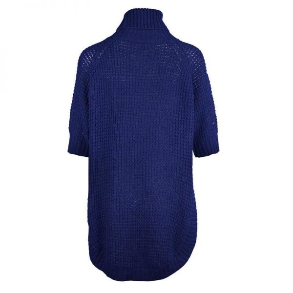 The Best Fashion Women Casual Irregular Long Sweater Dress Knitted Sweater Top Online - Takalr