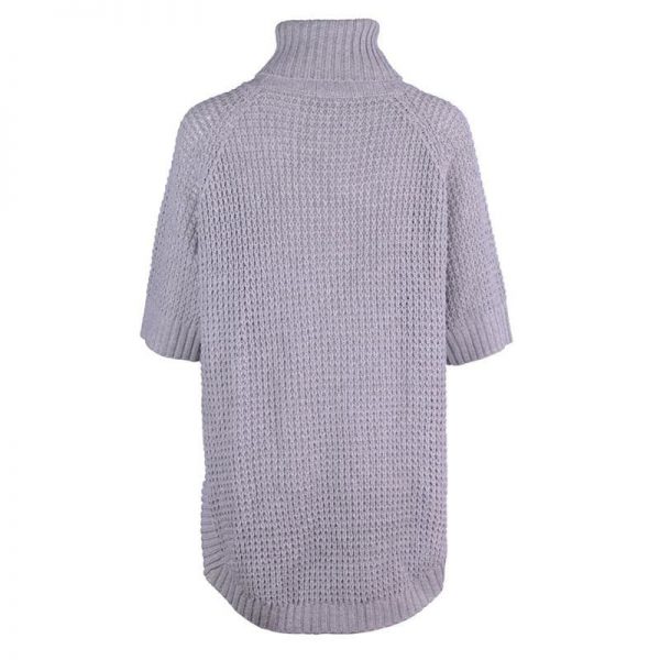 The Best Fashion Women Casual Irregular Long Sweater Dress Knitted Sweater Top Online - Takalr