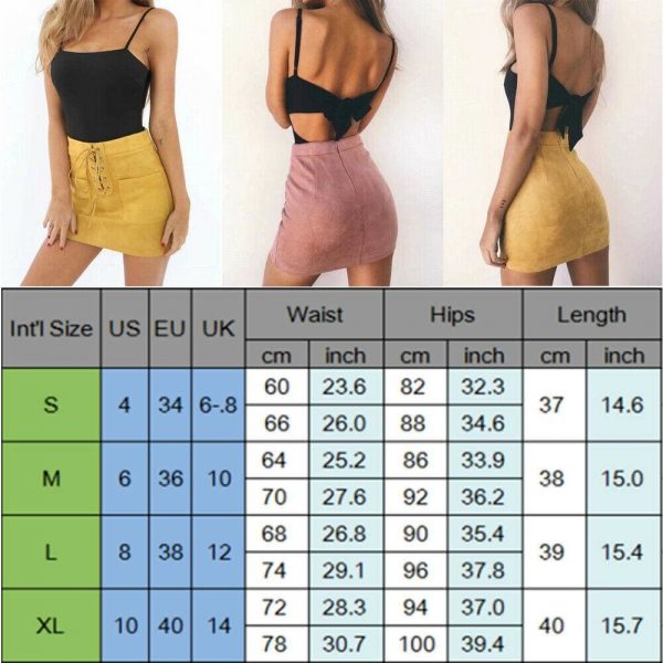 The Best Fashion Women Elastic Pleated Skirt  Ladies Bandage High Waist Party Pencil Short Mini Skirt Women Brief Solid Daily Skirts Online - Takalr