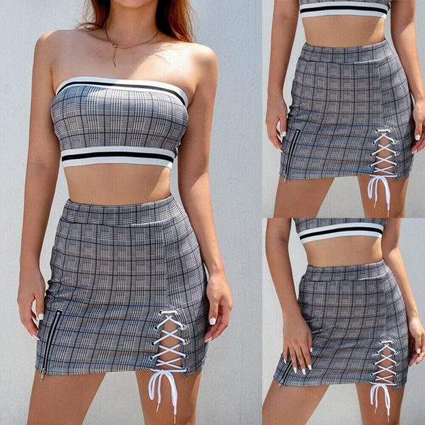 The Best Fashion Women High Waist Denim Skirt Sexy Ladies Bodycon Summer Slim Fit Casual Beach Pencil Mini Skirt Online - Takalr