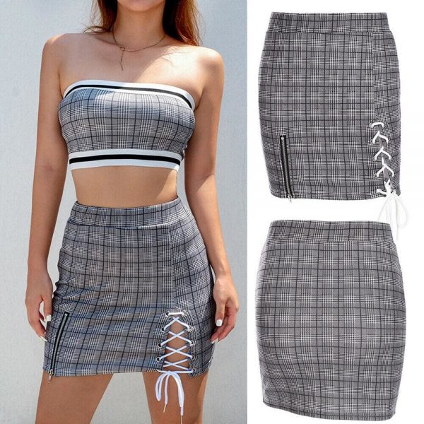 The Best Fashion Women High Waist Denim Skirt Sexy Ladies Bodycon Summer Slim Fit Casual Beach Pencil Mini Skirt Online - Takalr