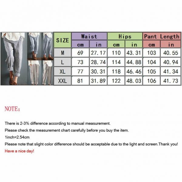 The Best Fashion Women High Waist Elastic Long Pants Baggy Casual Loose Harem Maxi Trousers Summer Outdoor Wide Leg Pants New Online - Takalr