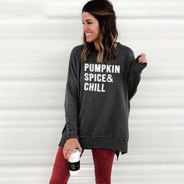 The Best Fashion Women Hoodie Casual Sweatshirt Ladies Pumpkin Print Autumn Winter Jumper Coat Loose Pullover Tops Online - Takalr