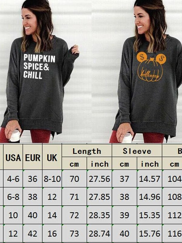 The Best Fashion Women Hoodie Casual Sweatshirt Ladies Pumpkin Print Autumn Winter Jumper Coat Loose Pullover Tops Online - Takalr