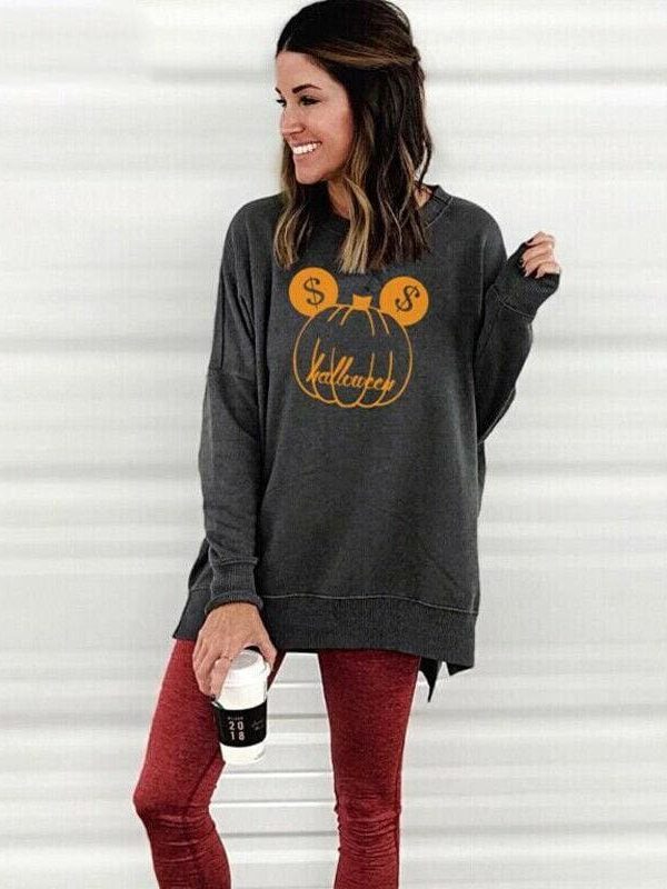 The Best Fashion Women Hoodie Casual Sweatshirt Ladies Pumpkin Print Autumn Winter Jumper Coat Loose Pullover Tops Online - Takalr
