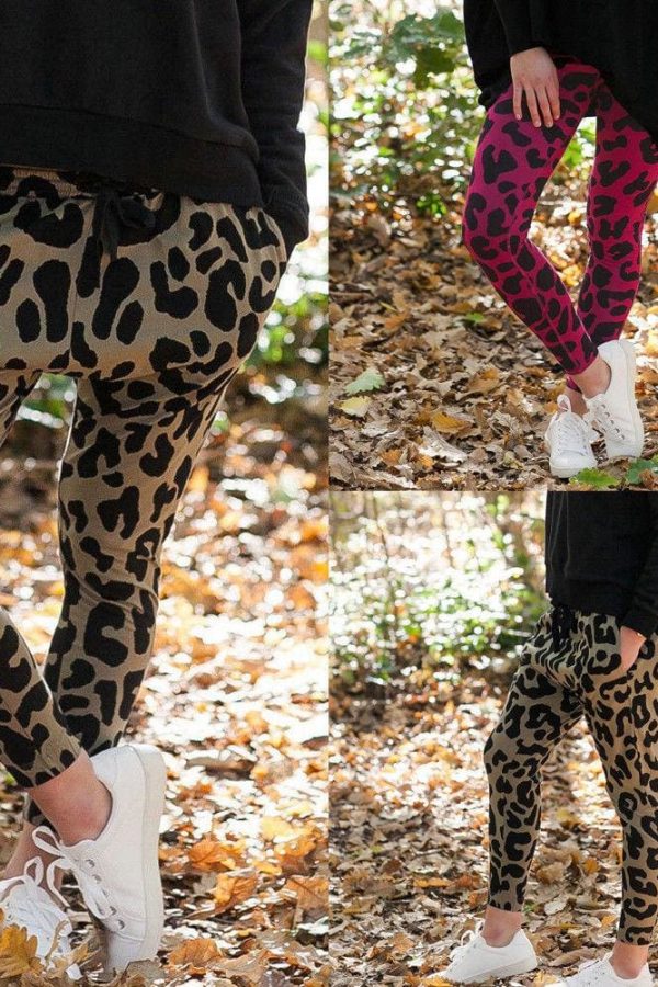 The Best Fashion Women Ladies Leopard Print Trousers Ladies Sports Running Leggings Slim Skinny Casual Pencil Pants Online - Takalr