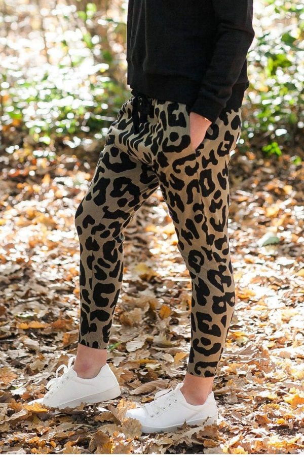 The Best Fashion Women Ladies Leopard Print Trousers Ladies Sports Running Leggings Slim Skinny Casual Pencil Pants Online - Takalr