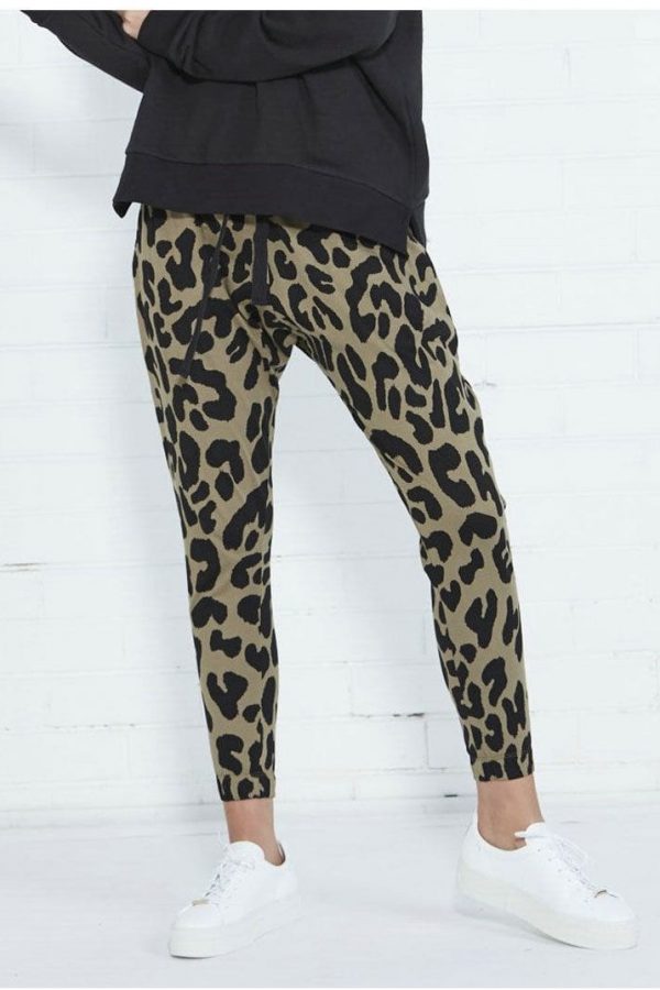 The Best Fashion Women Ladies Leopard Print Trousers Ladies Sports Running Leggings Slim Skinny Casual Pencil Pants Online - Takalr