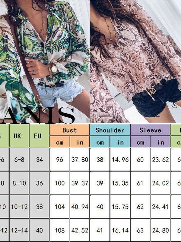 The Best Fashion Women Ladies Summer Long Sleeve Shirt V Neck Loose Casual Blouse Tops Shirt Women Holiday Clothes Online - Takalr