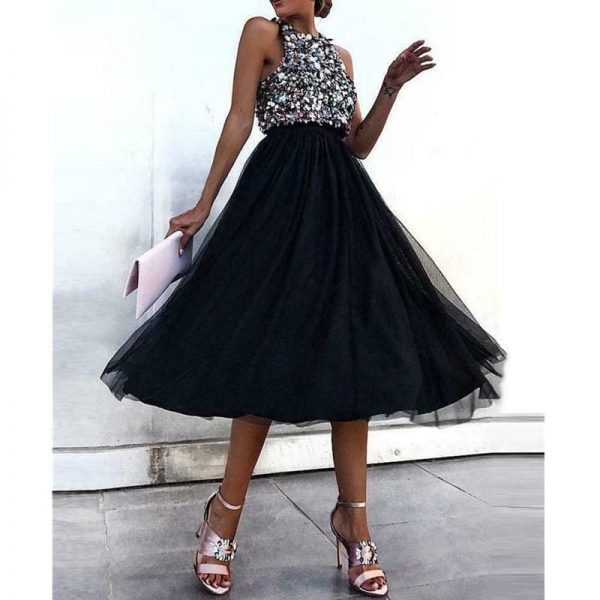 The Best Fashion Women Lady Sequin Formal Evening Party Ball Prom Gown Cocktail Wedding Bridesmaid Maxi Dress Online - Takalr