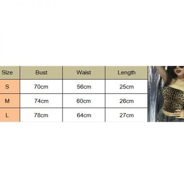 The Best Fashion Women Leopard Print Sleeveless Summer Bustier Crop Top Vest Tube Tank Top Blouse Short Shirt Online - Takalr