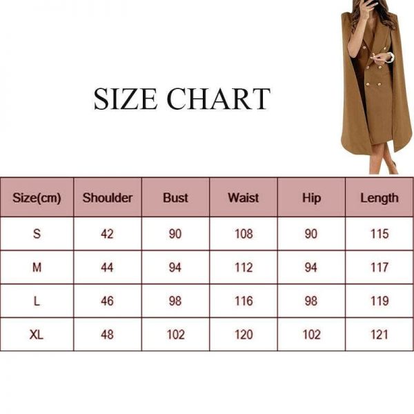 The Best Fashion Women Long Poncho Cape Coat Jacket Office Work Casual Blazer Suit Shawl Plus Cloak Cardigan Career Outwear Online - Takalr