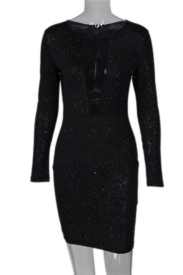 The Best Fashion Women Long Sleeve Bandage Bodycon Dresses ladies Party Evening Clubwear Mini Dress Female vestidos Online - Takalr