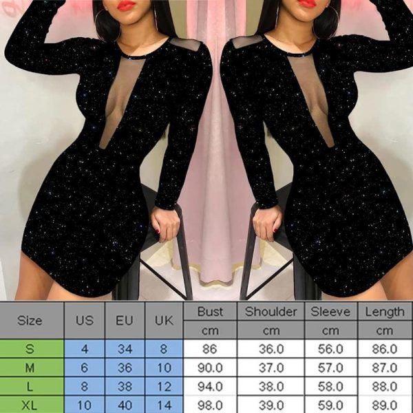 The Best Fashion Women Long Sleeve Bandage Bodycon Dresses ladies Party Evening Clubwear Mini Dress Female vestidos Online - Takalr