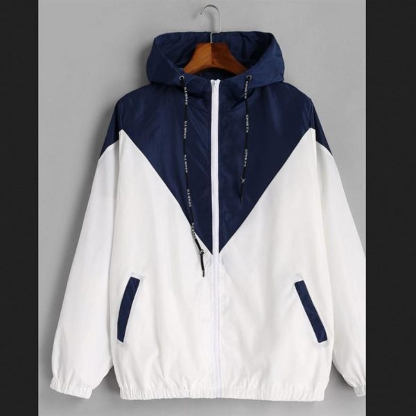 The Best Fashion Women Long Sleeve Hoodie Windbreaker Hooded Zip Sport Tracksuit Top Autumn Casual Loose Slim Fit Exercise Sweatshirts Online - Takalr