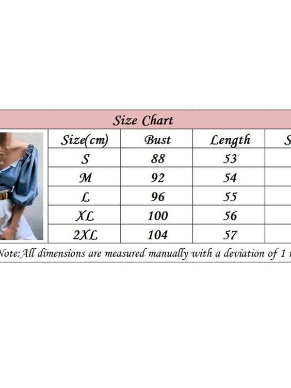 The Best Fashion Women Loose Off Shoulder Blouse Denim Lantern Sleeve Blouse Shirt Ladies Tops Big Size Baggy Vintage Shirt Female Blusas Online - Source Silk