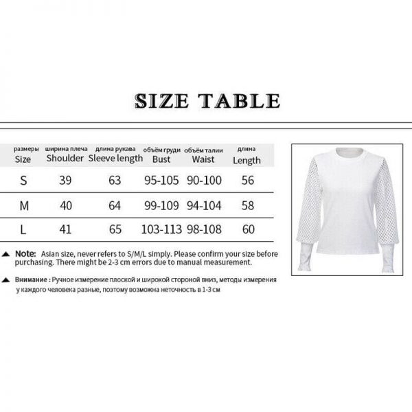 The Best Fashion Women Mesh Long Sleeve Round Neck Sweater Jumper Tops Shirt Ladies Autumn Casual Tops Blouse Pullover Online - Source Silk