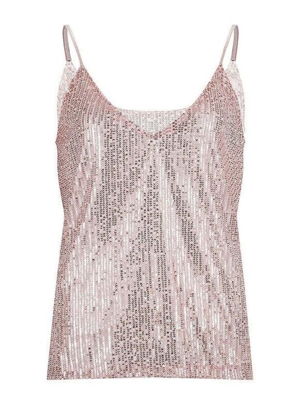 The Best Fashion Women Sequined Bling Shiny Tank Tops Summer Sexy Ladies Sleeveless Casual Tank Top Shirt Vest Cami Online - Source Silk