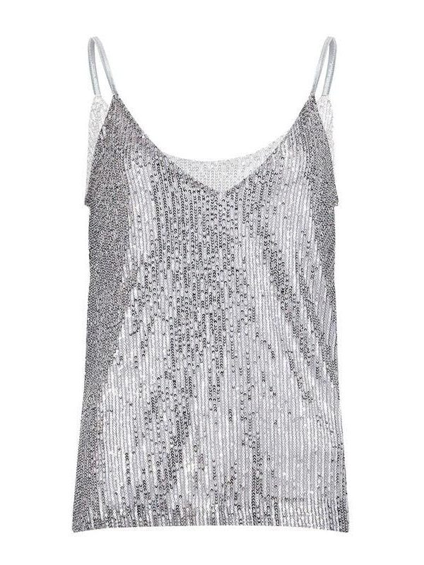 The Best Fashion Women Sequined Bling Shiny Tank Tops Summer Sexy Ladies Sleeveless Casual Tank Top Shirt Vest Cami Online - Source Silk