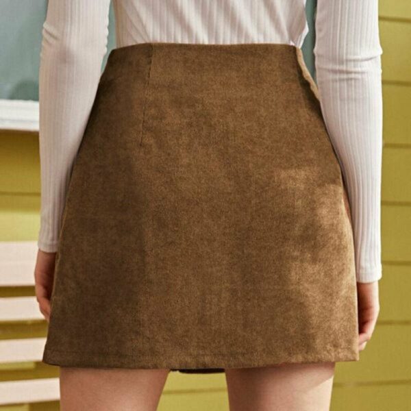 The Best Fashion Women Skirt Sexy Seamless Stretch Tight Sexy Bodycon Mini Skirt Front Zipper Elastic High Waist Short Pencil Skirt Online - Takalr